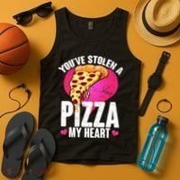 You've Stolen A Pizza My Heart Tank Top thumb 4