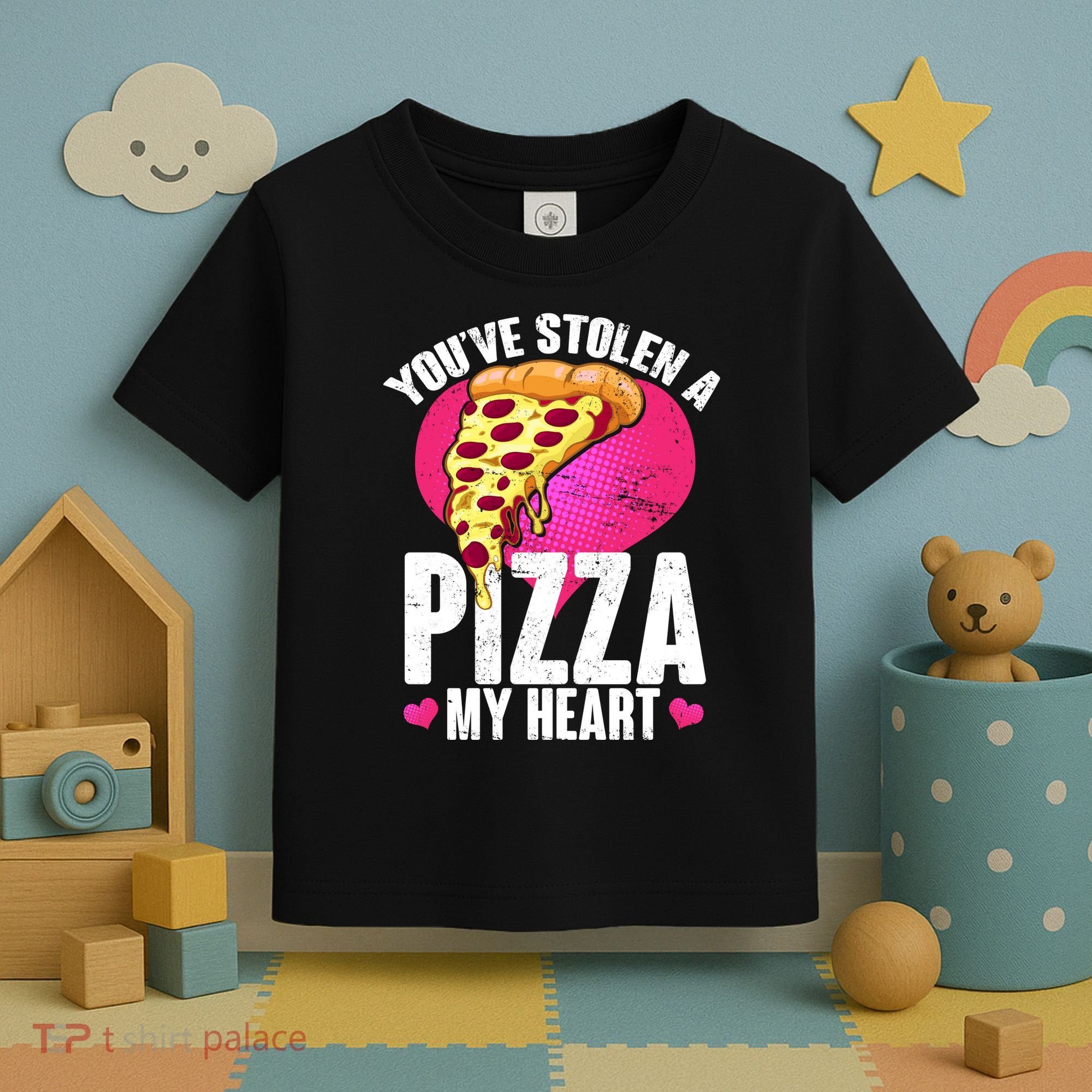 You've Stolen A Pizza My Heart Toddler T-Shirt