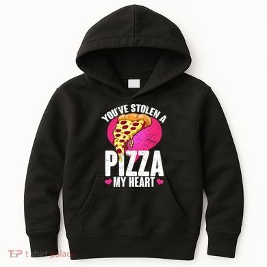 You've Stolen A Pizza My Heart Kids Hoodie