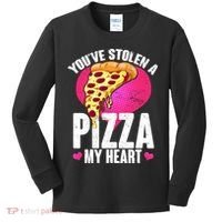 You've Stolen A Pizza My Heart Kids Long Sleeve Shirt thumb 0