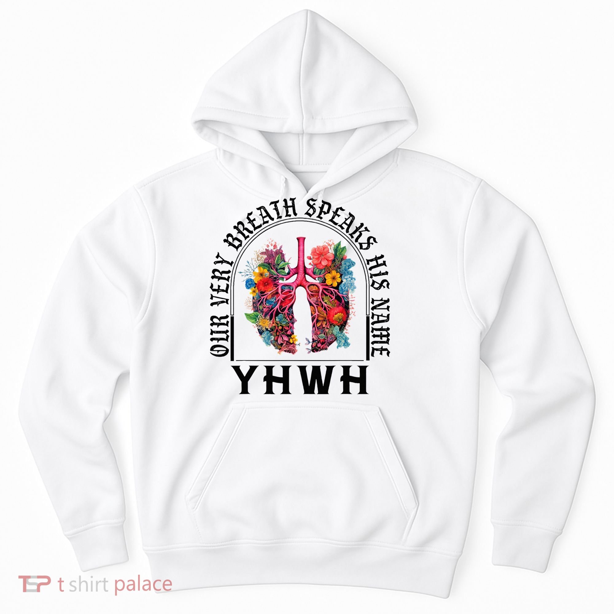 Yhwh Our Very Breath Speaks His Name Yahweh Christian Hoodie