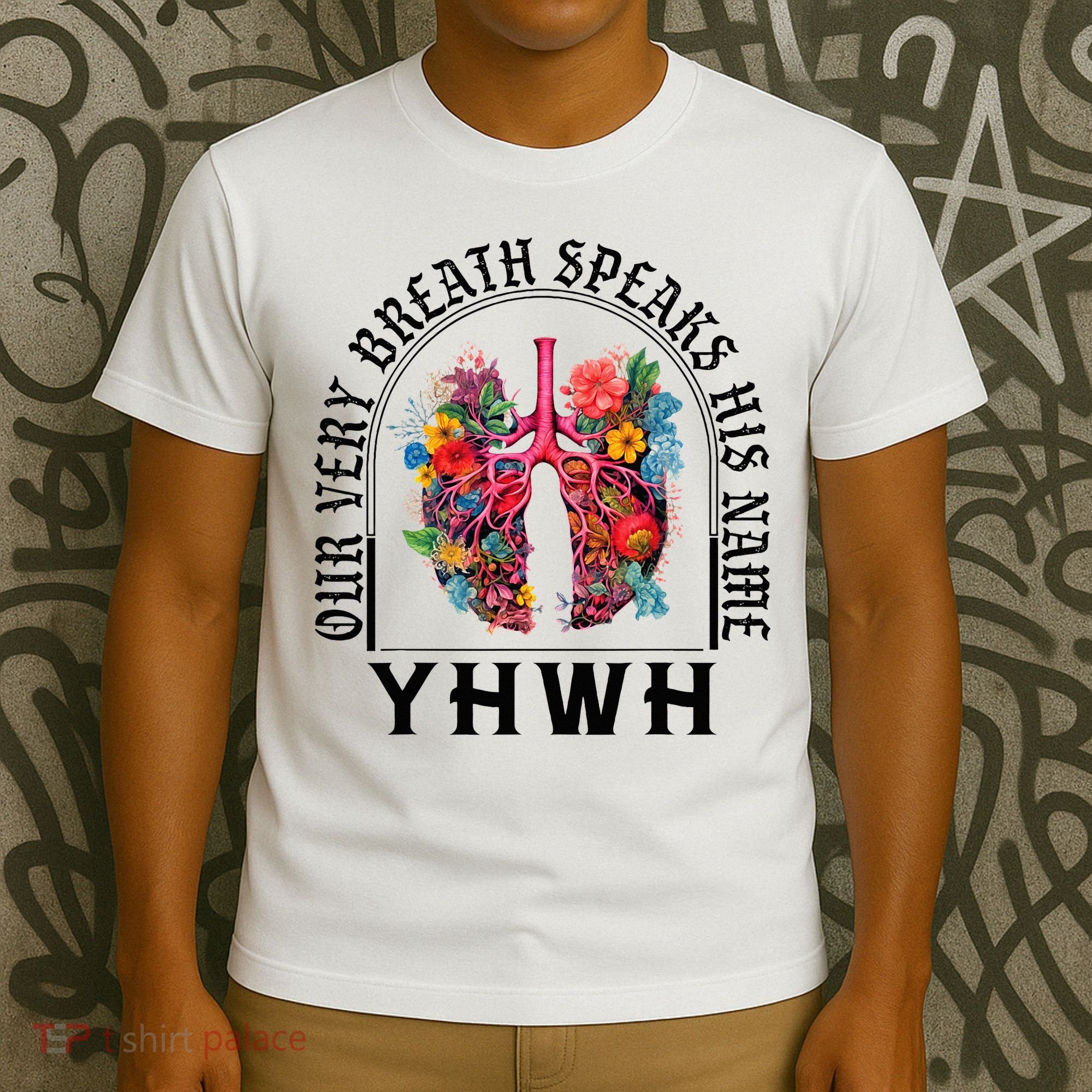 Yhwh Our Very Breath Speaks His Name Yahweh Christian T-Shirt