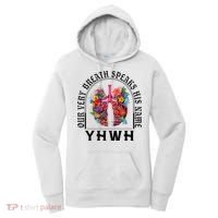 Yhwh Our Very Breath Speaks His Name Yahweh Christian Women's Hoodie thumb 0