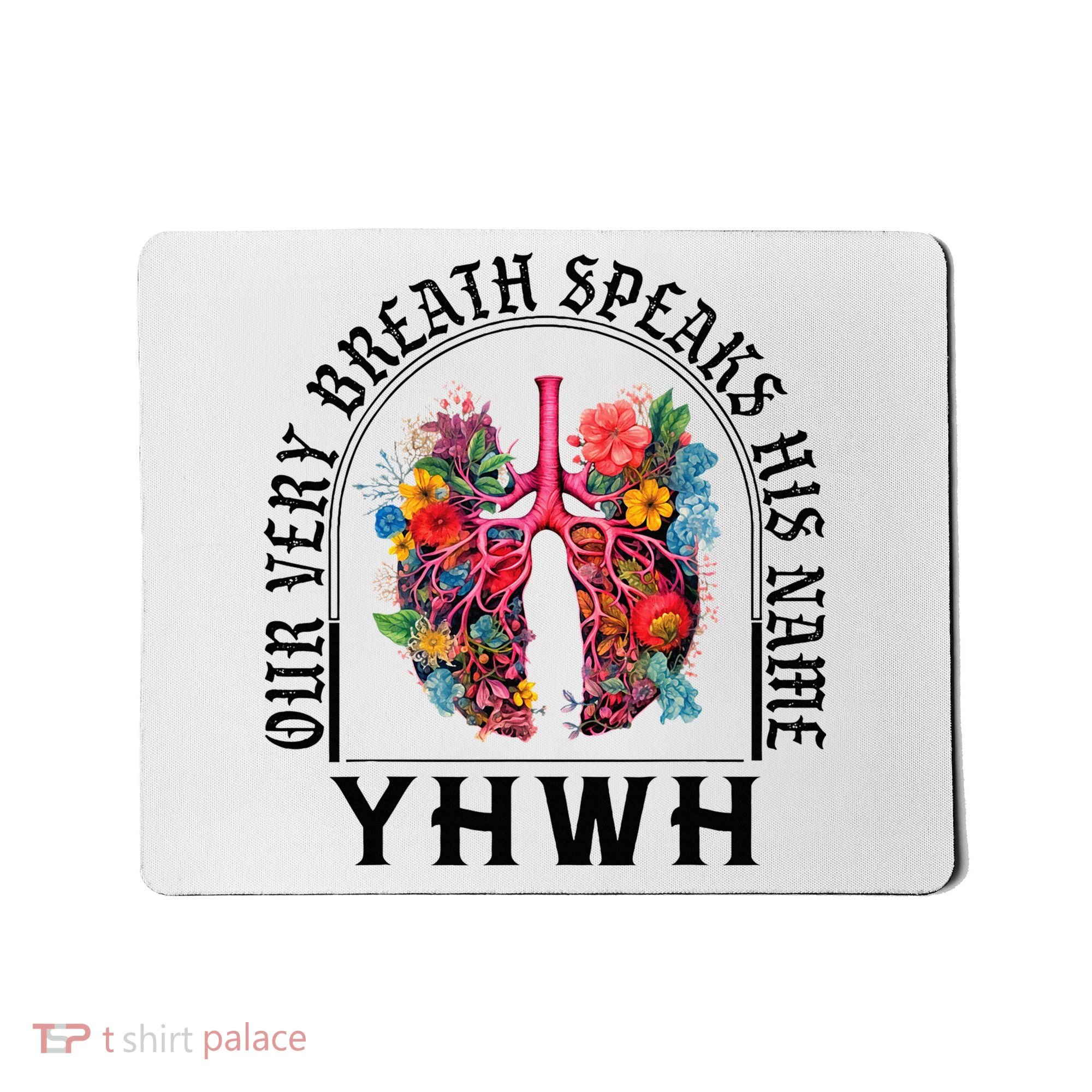 Yhwh Our Very Breath Speaks His Name Yahweh Christian Mousepad
