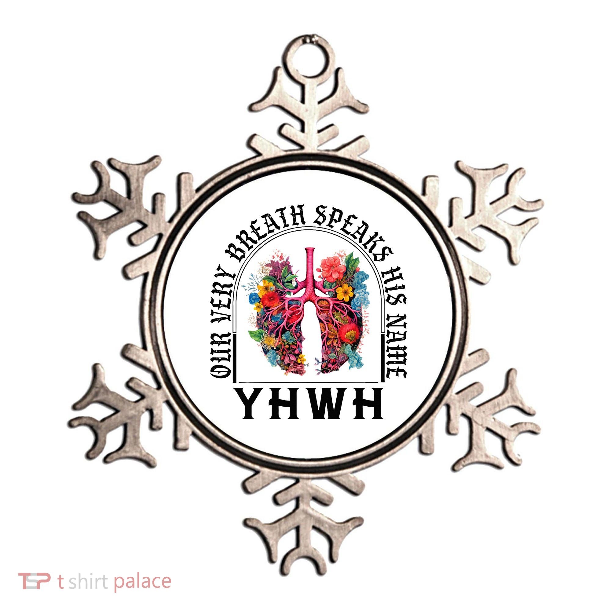 Yhwh Our Very Breath Speaks His Name Yahweh Christian Ornament
