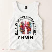 Yhwh Our Very Breath Speaks His Name Yahweh Christian Tank Top thumb 2