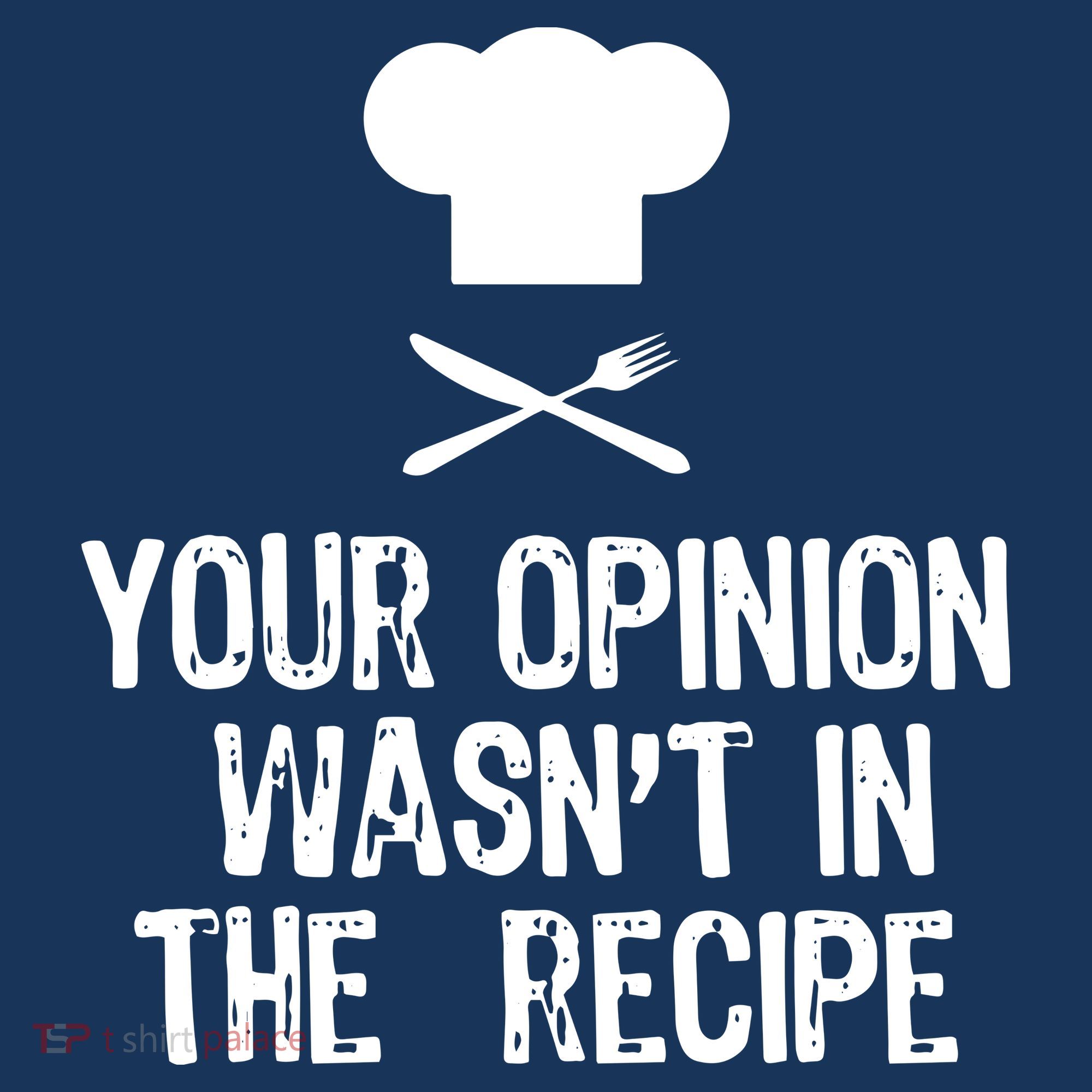 Your Opinion Wasnt In The Recipe Chef Cooking Gift Coaster