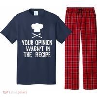 Your Opinion Wasnt In The Recipe Chef Cooking Gift Pajama Set thumb 0