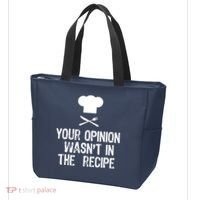 Your Opinion Wasnt In The Recipe Chef Cooking Gift Tote Bag thumb 3