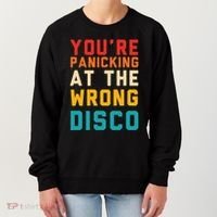 YouRe Panicking At The Wrong Disco Retro Women's Sweatshirt thumb 0
