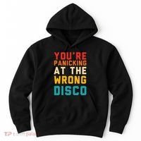 YouRe Panicking At The Wrong Disco Retro Hoodie thumb 0