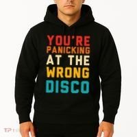 YouRe Panicking At The Wrong Disco Retro Hoodie thumb 2