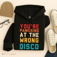 YouRe Panicking At The Wrong Disco Retro Hoodie thumb 4