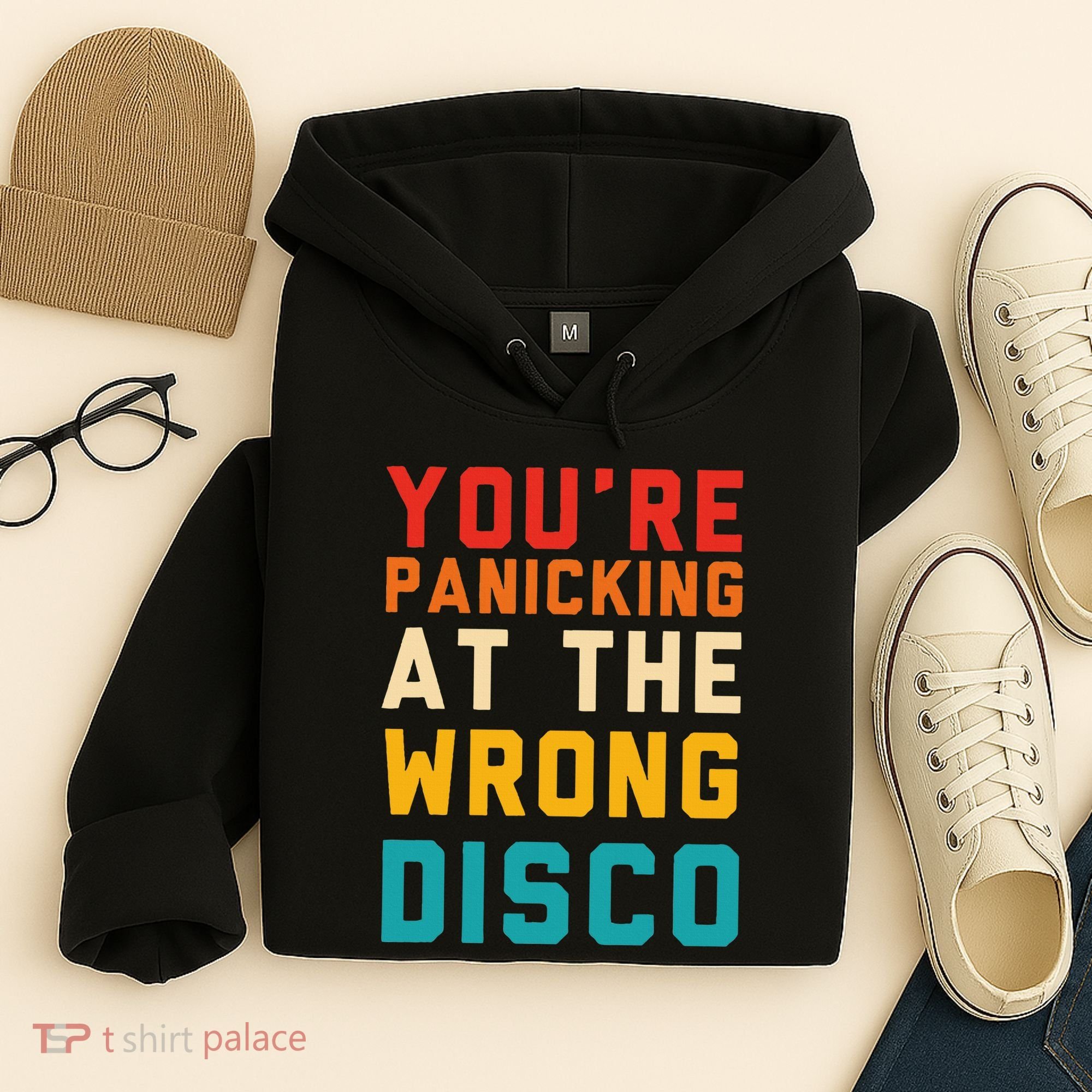 YouRe Panicking At The Wrong Disco Retro Hoodie