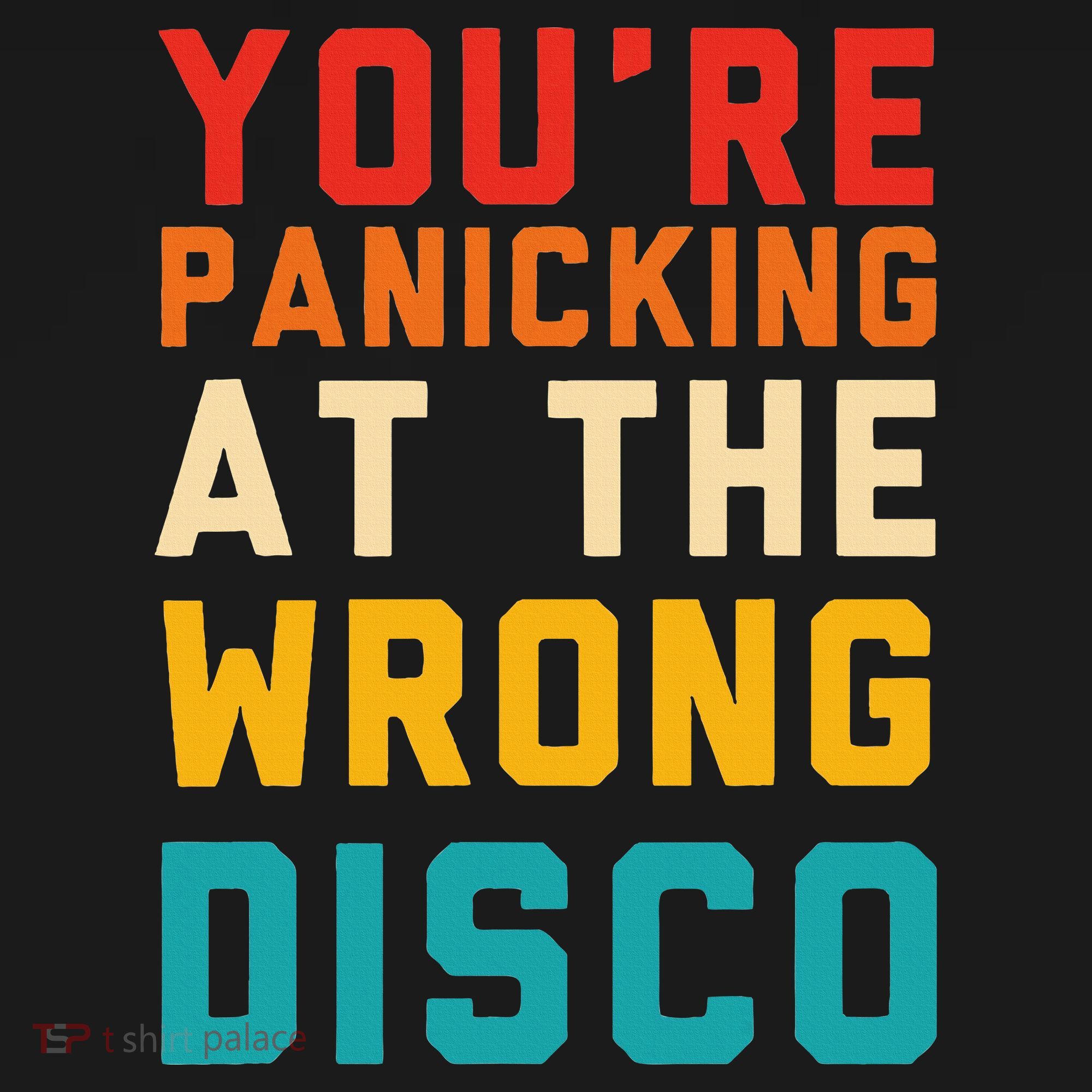 YouRe Panicking At The Wrong Disco Retro Apron