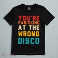 YouRe Panicking At The Wrong Disco Retro T-Shirt thumb 5