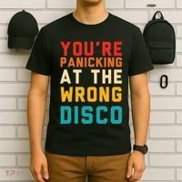 YouRe Panicking At The Wrong Disco Retro T-Shirt thumb 6
