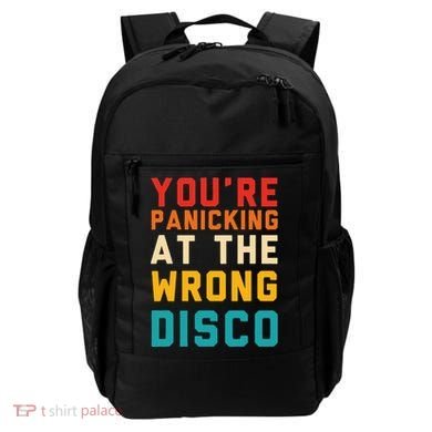 YouRe Panicking At The Wrong Disco Retro Backpack