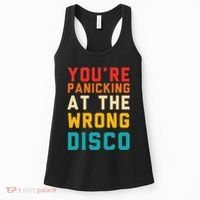 YouRe Panicking At The Wrong Disco Retro Women's Tank Top thumb 0