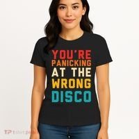 YouRe Panicking At The Wrong Disco Retro Women's T-Shirt thumb 4