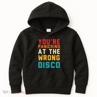 YouRe Panicking At The Wrong Disco Retro Kids Hoodie thumb 0