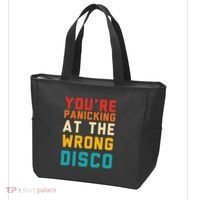 YouRe Panicking At The Wrong Disco Retro Tote Bag thumb 3