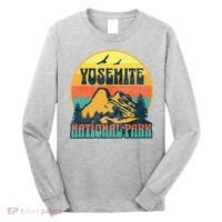 Yosemite Park California Nature Hiking Outdoors Gift Long Sleeve Shirt thumb 0
