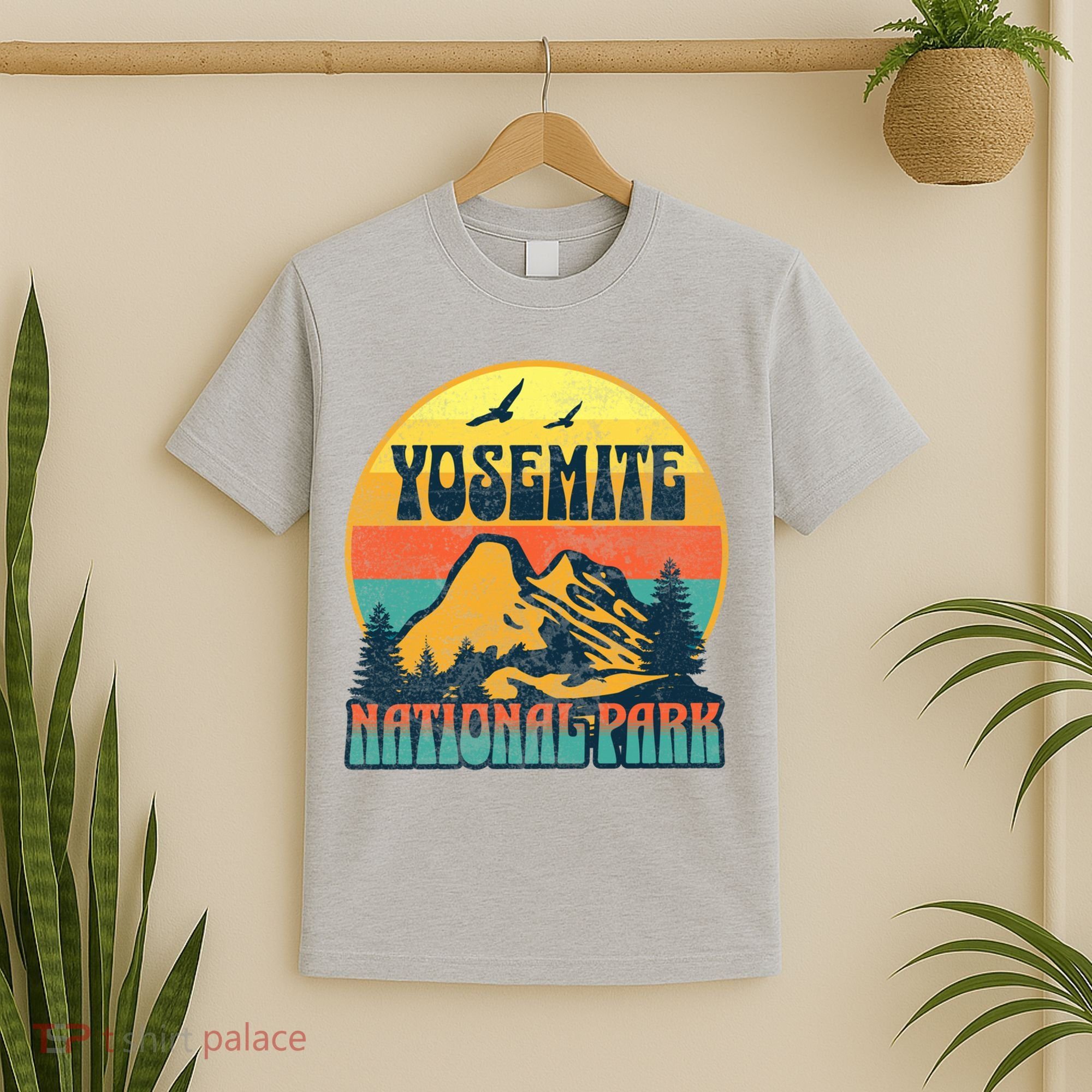Yosemite Park California Nature Hiking Outdoors Gift T-Shirt