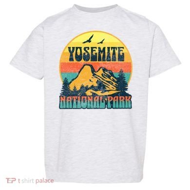 Yosemite Park California Nature Hiking Outdoors Gift Toddler T-Shirt