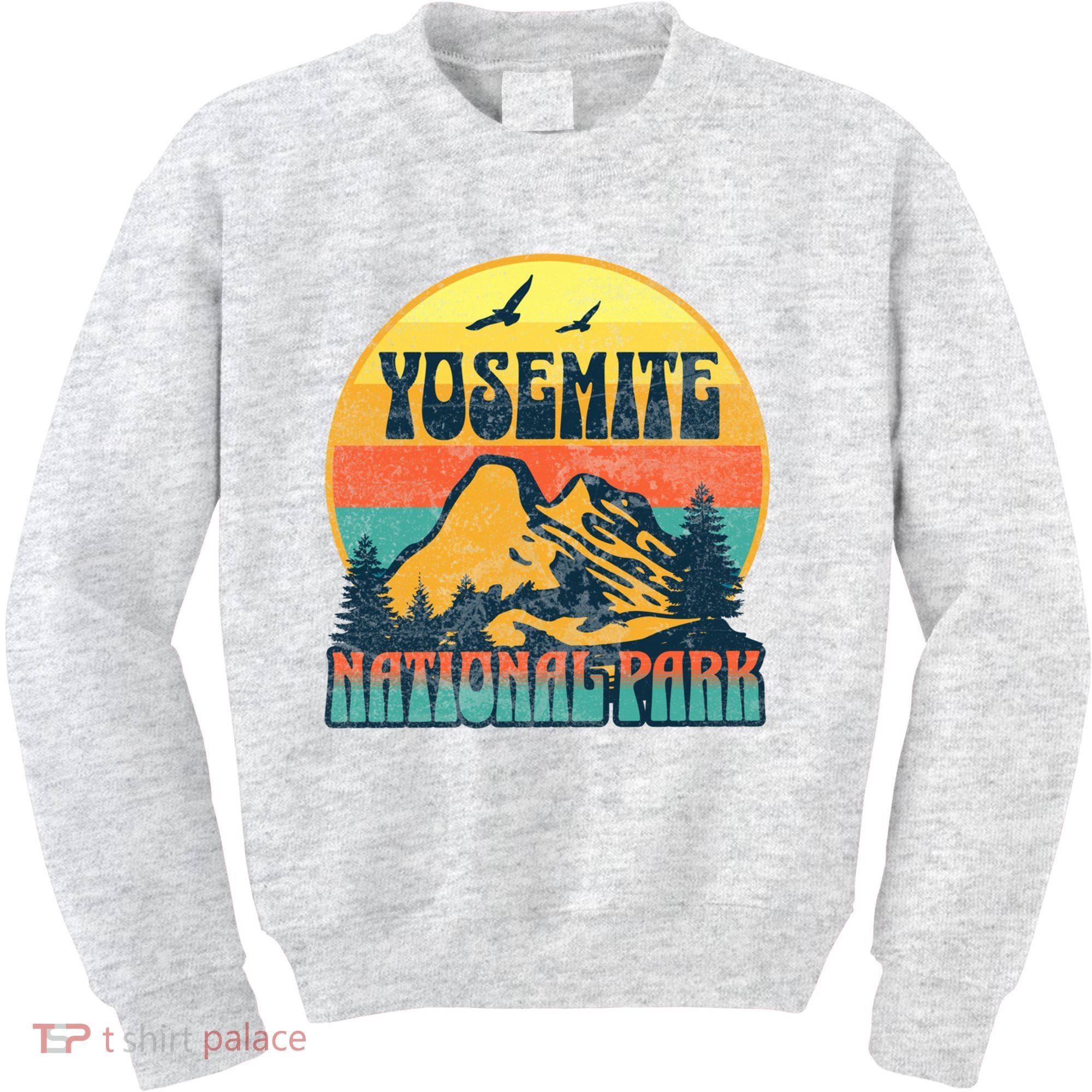 Yosemite Park California Nature Hiking Outdoors Gift Kids Sweatshirt
