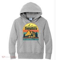 Yosemite Park California Nature Hiking Outdoors Gift Kids Hoodie thumb 0