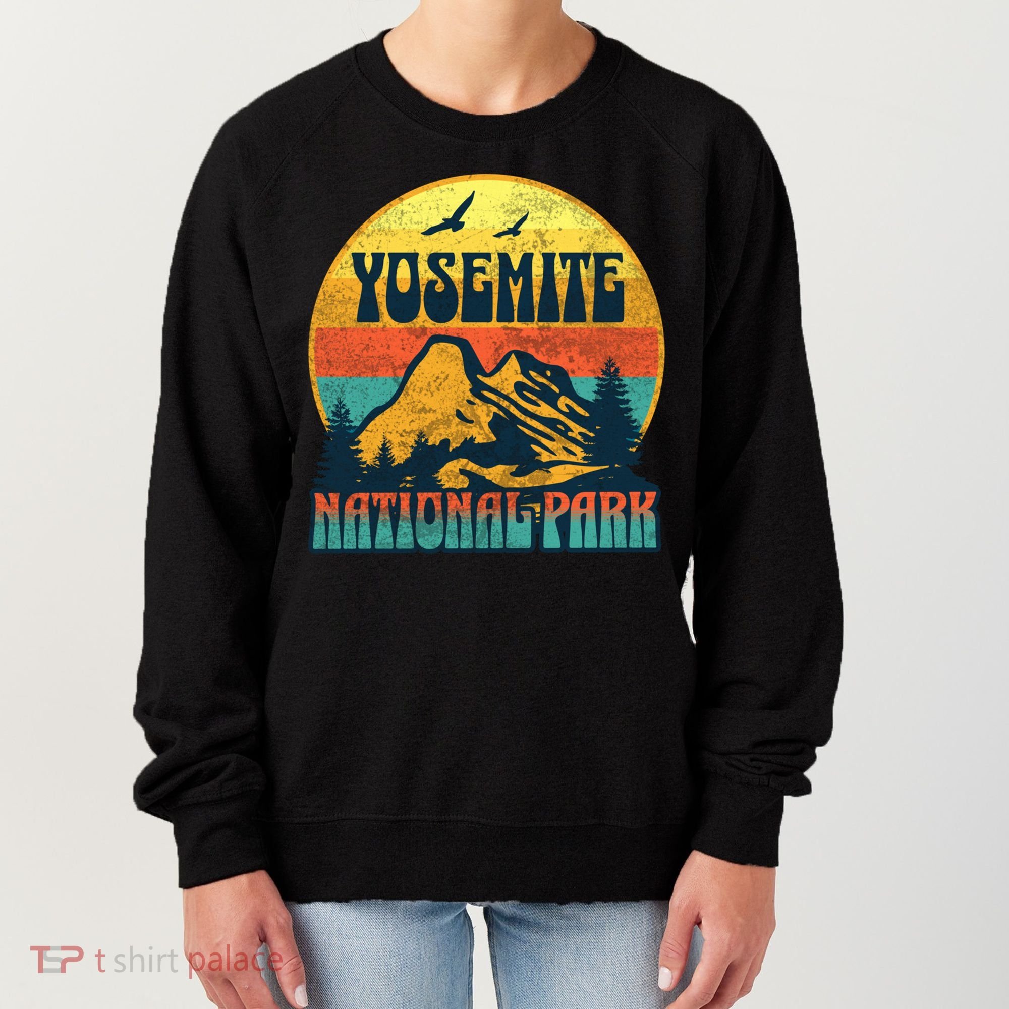 Yosemite Park California Nature Hiking Outdoors Gift Women's Sweatshirt