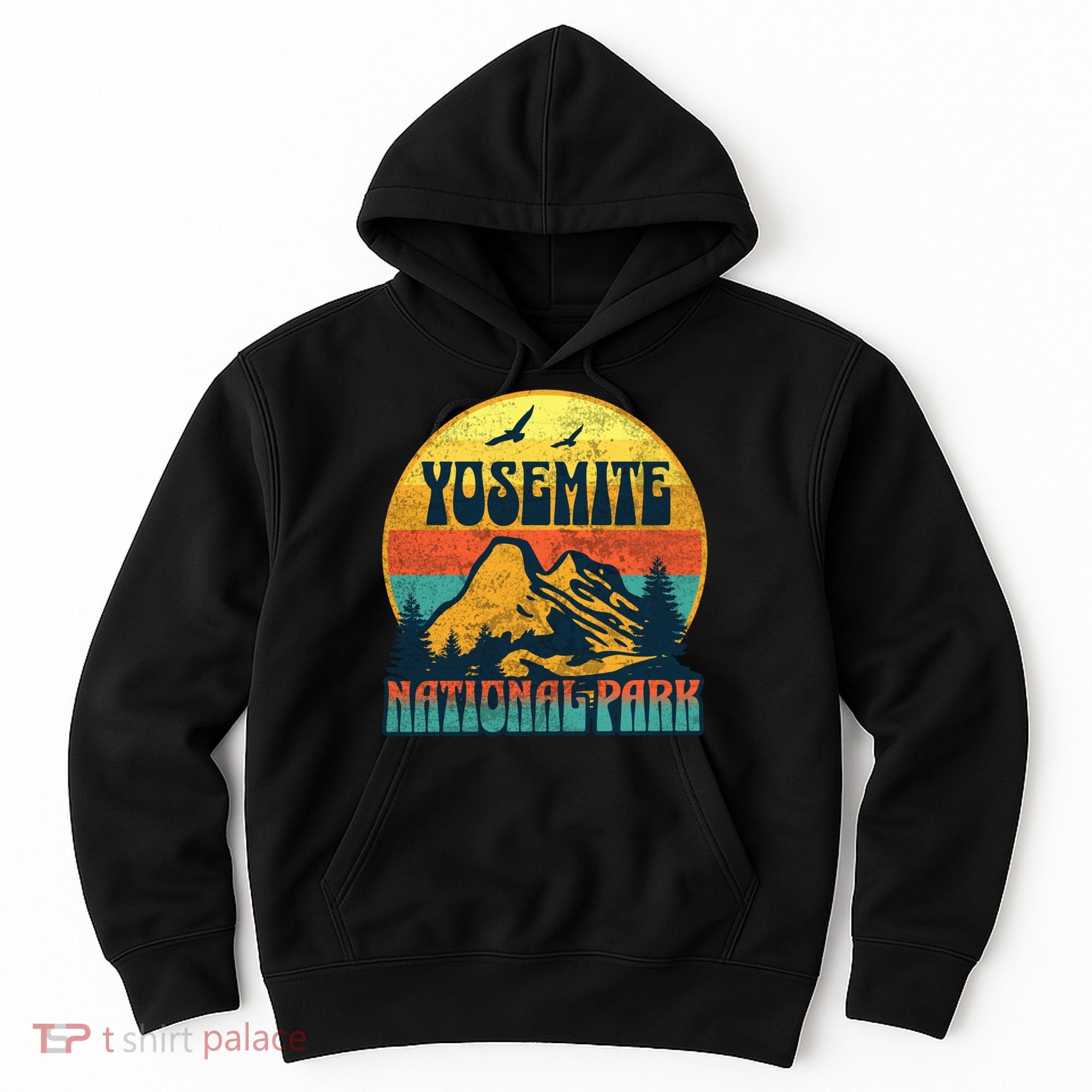 Yosemite Park California Nature Hiking Outdoors Gift Hoodie