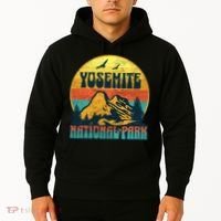 Yosemite Park California Nature Hiking Outdoors Gift Hoodie thumb 2