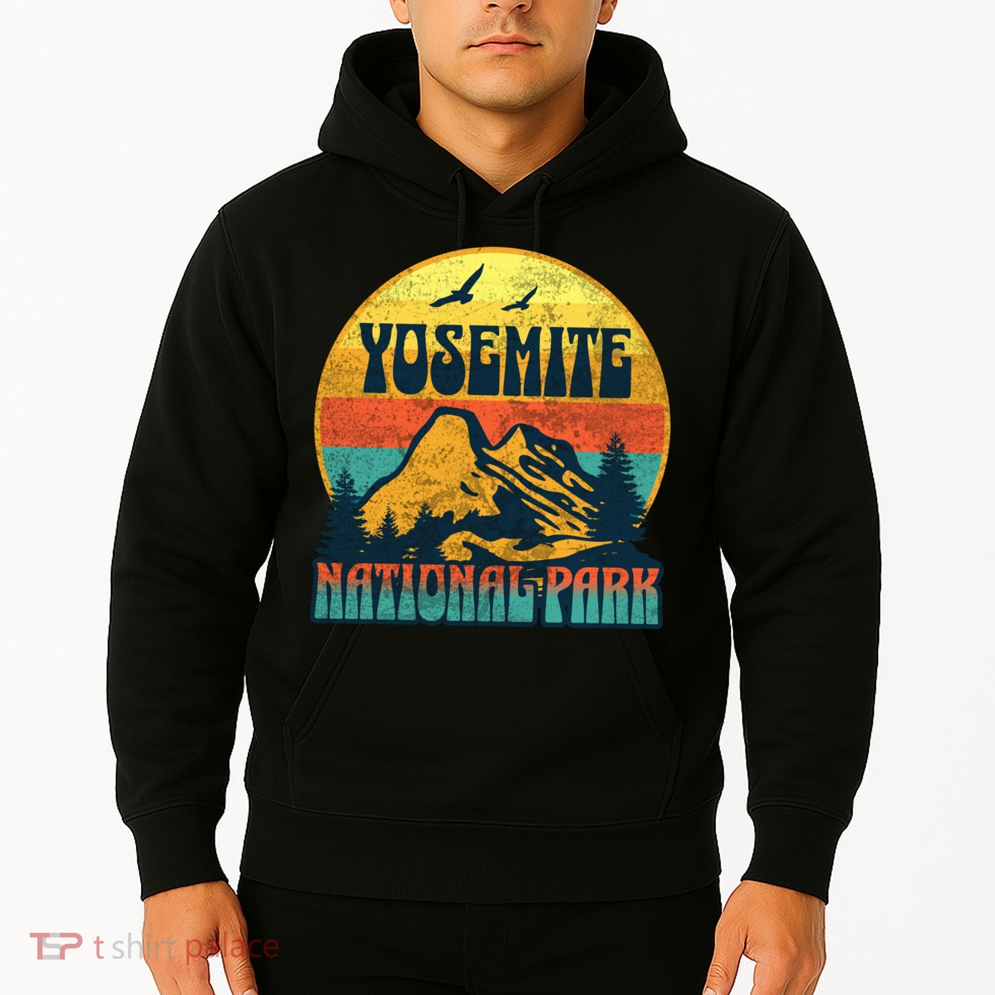 Yosemite Park California Nature Hiking Outdoors Gift Hoodie