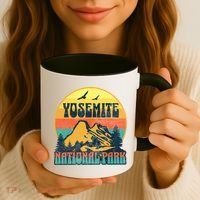 Yosemite Park California Nature Hiking Outdoors Gift Coffee Mug thumb 3