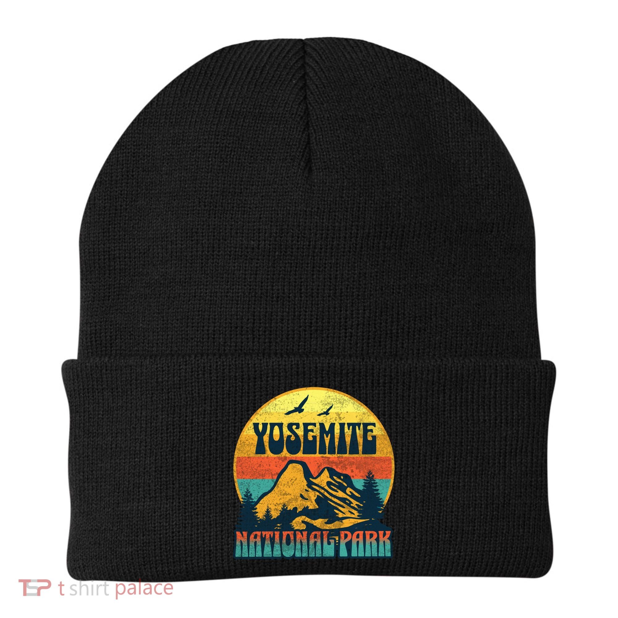 Yosemite Park California Nature Hiking Outdoors Gift Beanie