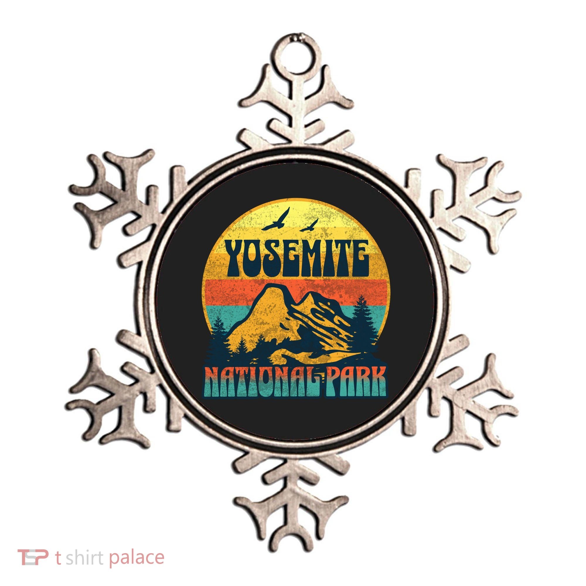 Yosemite Park California Nature Hiking Outdoors Gift Ornament