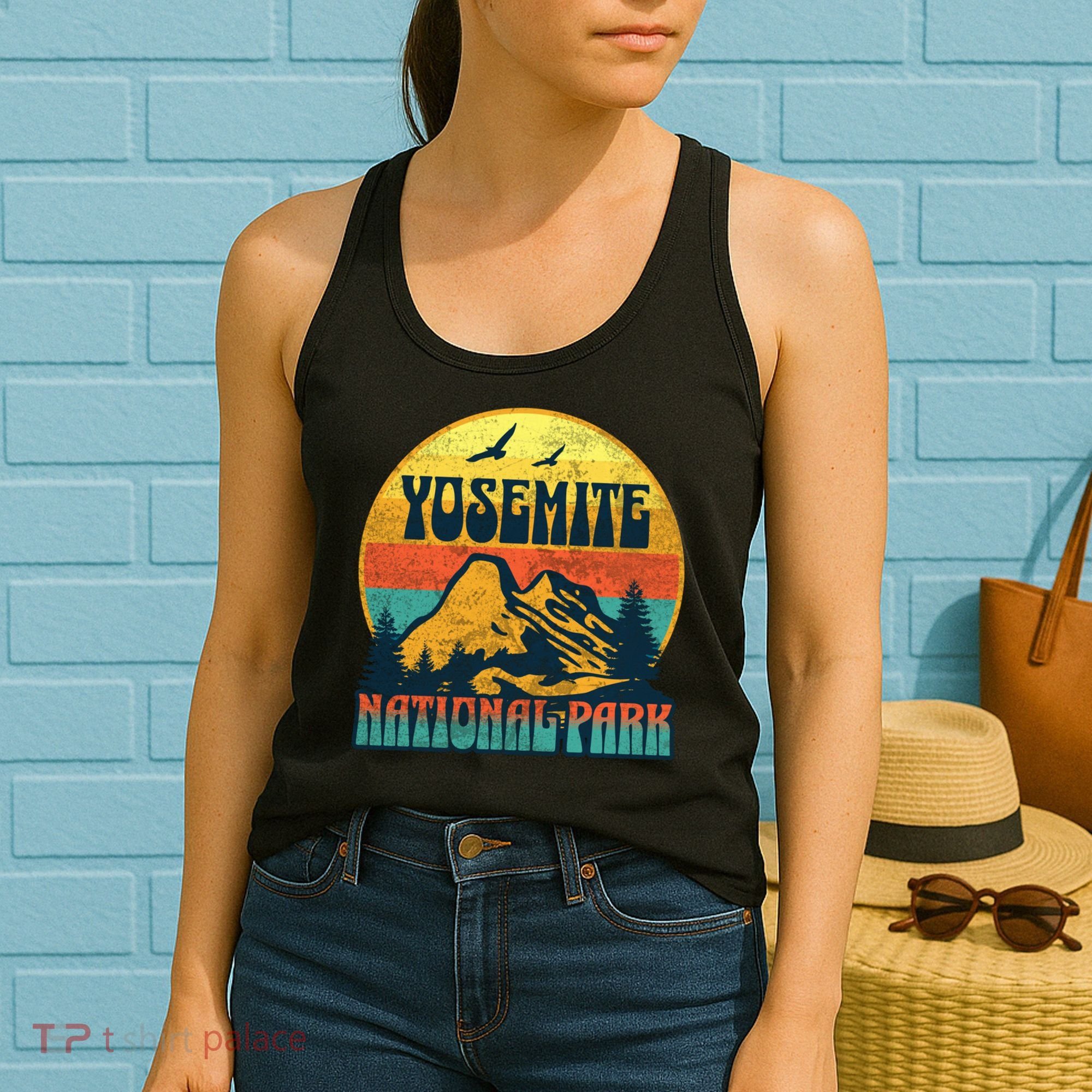 Yosemite Park California Nature Hiking Outdoors Gift Women's Tank Top
