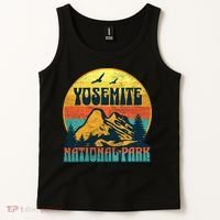Yosemite Park California Nature Hiking Outdoors Gift Tank Top thumb 2