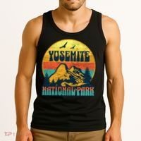 Yosemite Park California Nature Hiking Outdoors Gift Tank Top thumb 3