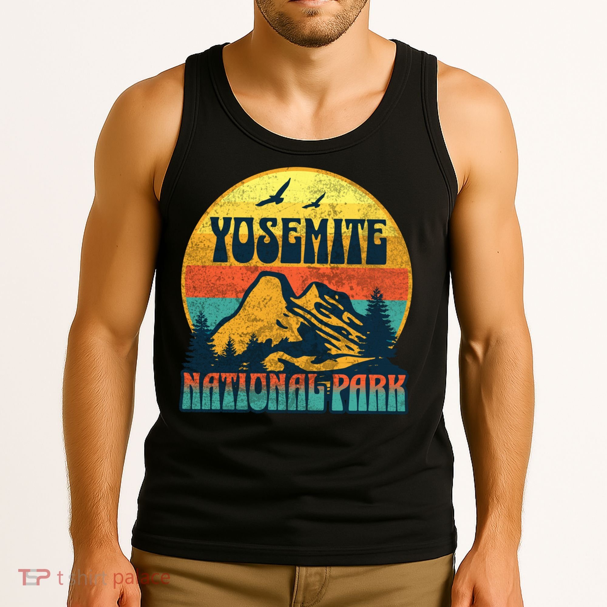 Yosemite Park California Nature Hiking Outdoors Gift Tank Top
