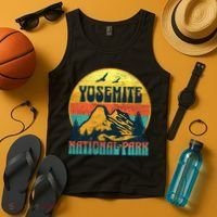 Yosemite Park California Nature Hiking Outdoors Gift Tank Top thumb 4