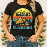 Yosemite Park California Nature Hiking Outdoors Gift Women's T-Shirt thumb 2