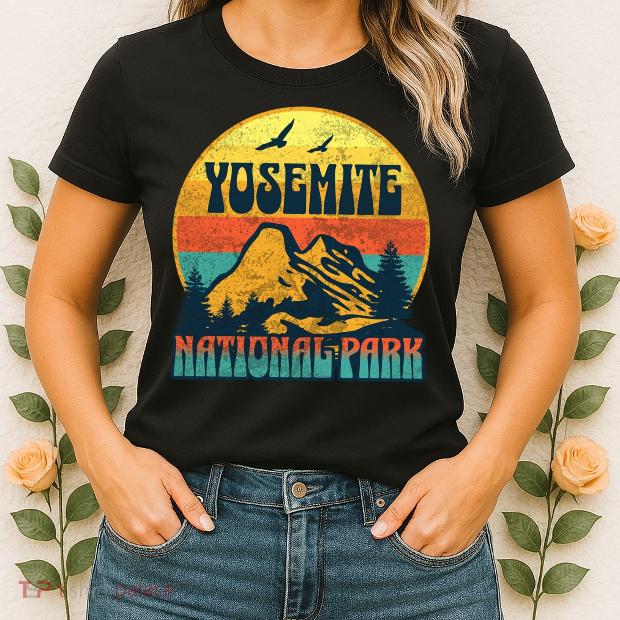 Yosemite Park California Nature Hiking Outdoors Gift Women's T-Shirt