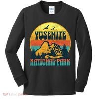 Yosemite Park California Nature Hiking Outdoors Gift Kids Long Sleeve Shirt thumb 0