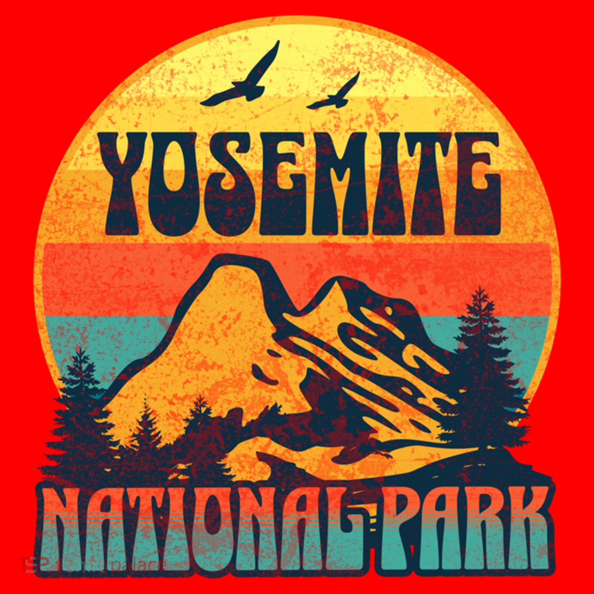 Yosemite Park California Nature Hiking Outdoors Gift Santa Hat
