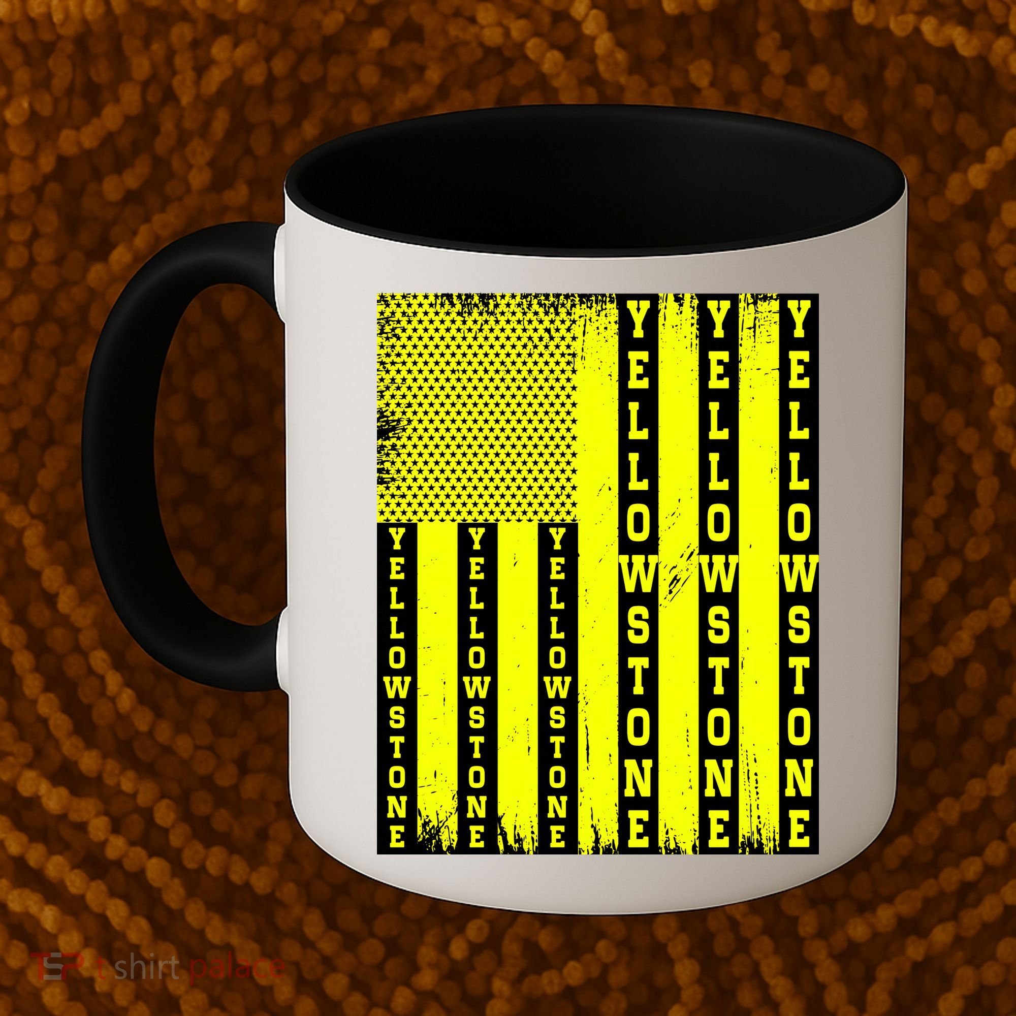 Yellowstone National Park Flag Coffee Mug