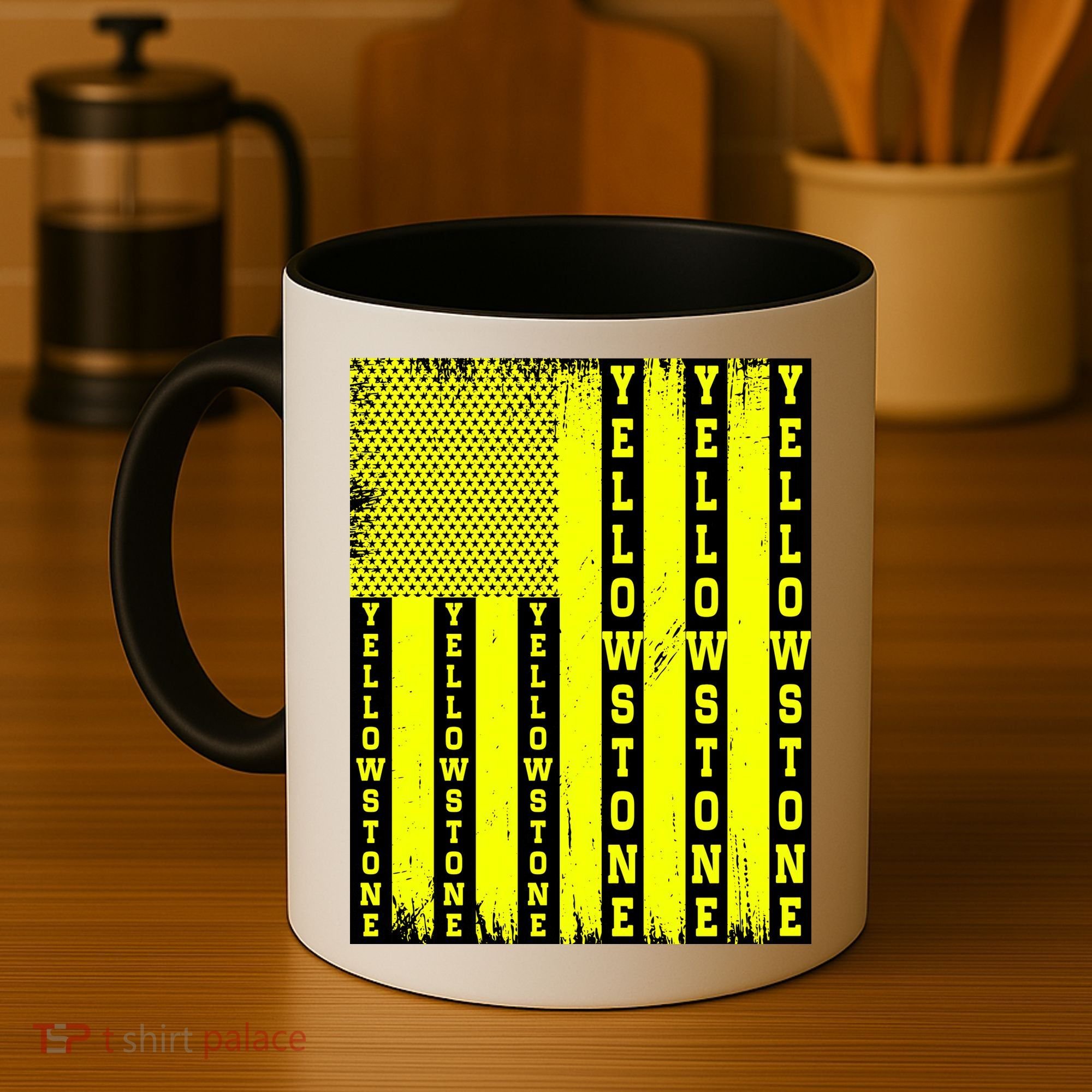 Yellowstone National Park Flag Coffee Mug