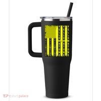 Yellowstone National Park Flag 40oz Vacuum Insulated Stainless Steel Travel Tumbler thumb 2